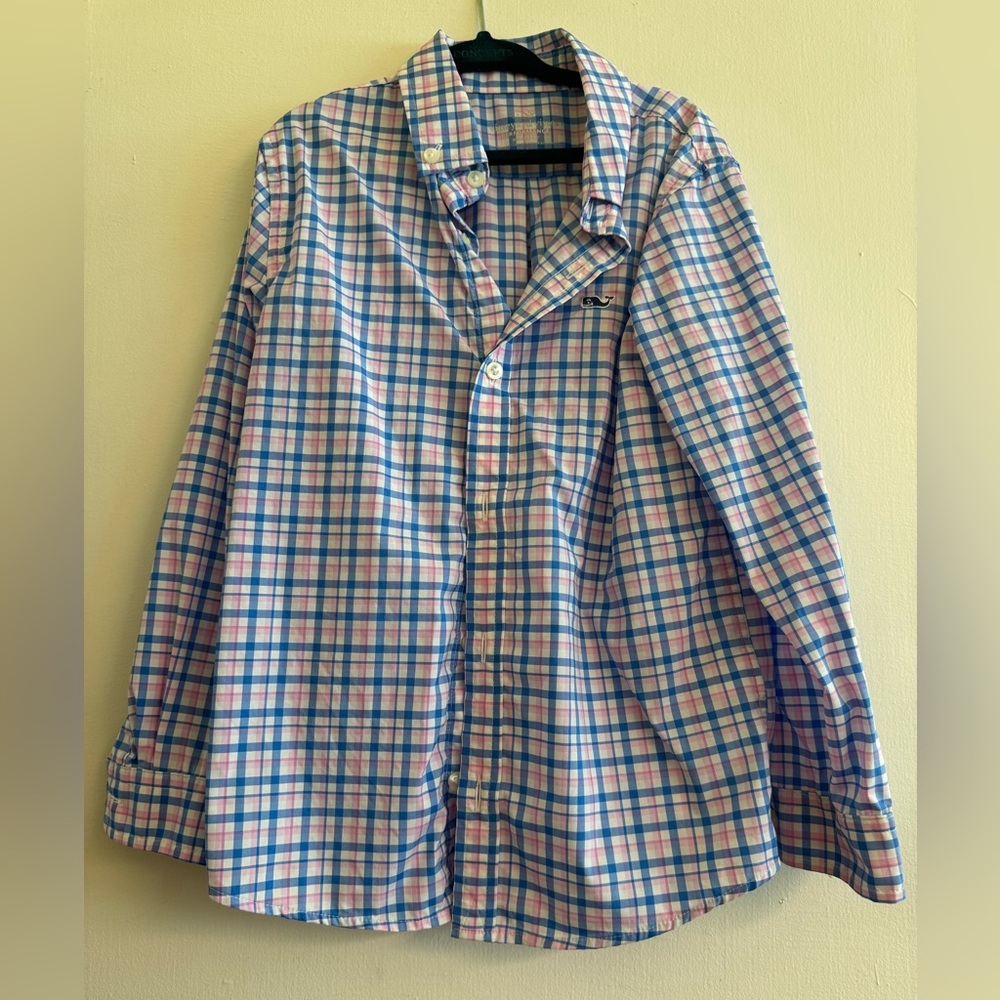 Boys Vineyard Vines Performance button down Shirt